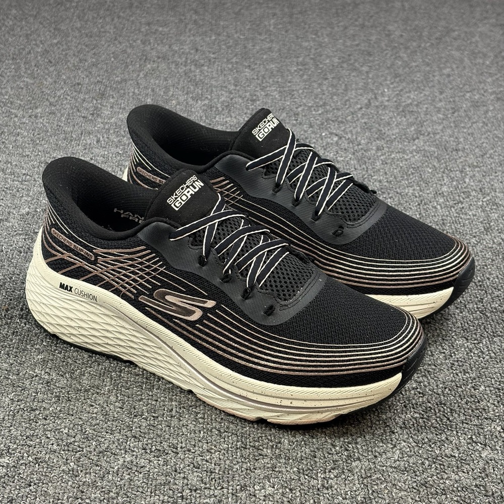 Skechers Max Cushioning Elite 2.0 Kaplan Slip-Ins Black Rose Women's Size 11